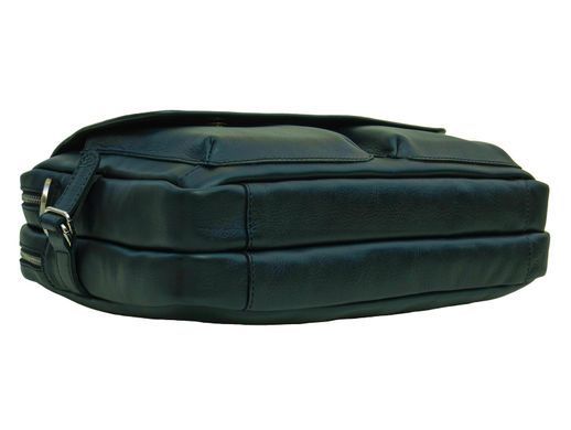 Чоловіча зелена шкіряна ділова сумка портфель Newery N9523GR