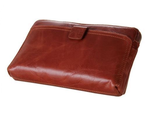 Шкіряний чоловічий клатч Tiding Bag 8037B світло-коричневий