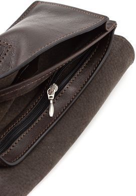 Кожаный портмоне коричневого цвета из кожи NAPPA Grande Pelle 514620