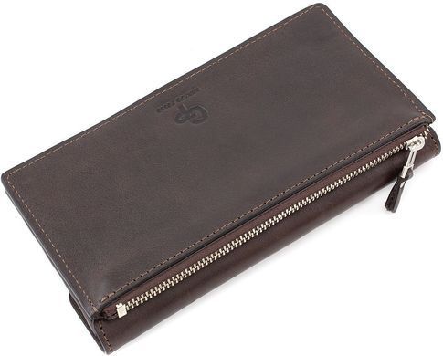 Кожаный портмоне коричневого цвета из кожи NAPPA Grande Pelle 514620