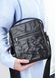 Мужская кожаная барсетка через плечо черного цвета  Bexhill BX6096 Black