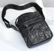 Мужская кожаная барсетка через плечо черного цвета  Bexhill BX6096 Black