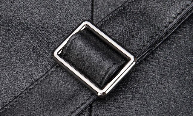Чоловіча шкіряна сумка через плече чорного кольору Bexhill BX9805 Black