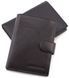Кошелёк мужской кожаный  под паспорт черного цвета Marco Coverna BK010-808 black