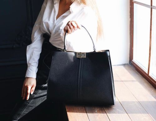 Жіноча шкіряна сумочка VIRGINIA CONTI VC02803black