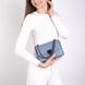 Синя шкіряна сумочка через плече VIRGINIA CONTI VC01734 Jeans