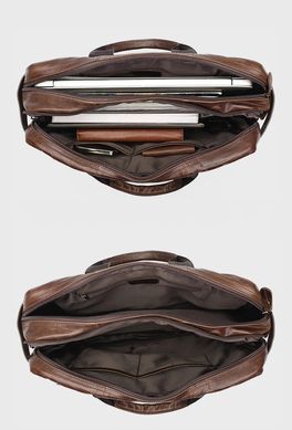 Коричнева шкіряна сумка-трансформер Bexhill Bx341 Brown
