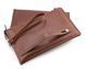 Большой мужской кожаный клатч коричневого цвета Marco Coverna 8519-3-brown