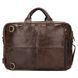 Коричнева шкіряна сумка-трансформер Bexhill Bx341 Brown