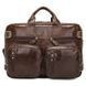 Коричнева шкіряна сумка-трансформер Bexhill Bx341 Brown