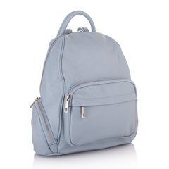 Блакитний жіночий рюкзак шкіряний VIRGINIA CONT - VC2238 Blue