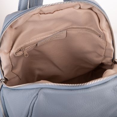 Голубой женский рюкзак кожаный VIRGINIA CONT - VC2238 Blue