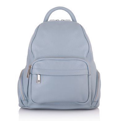 Голубой женский рюкзак кожаный VIRGINIA CONT - VC2238 Blue