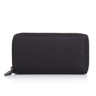 Шкіряний клатч HILL BURRY - 777025HBBLACK