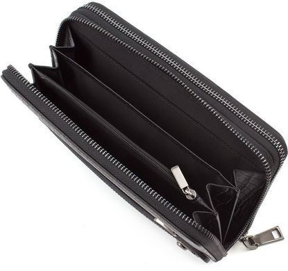 Мужской кожаный клатч на две молнии Marco Coverna 5902B (JP) black