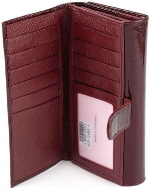 Бордовий жіночий гаманець лаковий Marco Coverna 403-2480-4