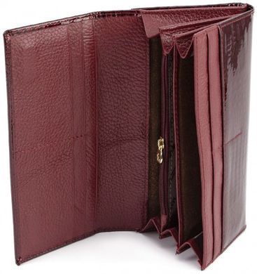 Бордовий жіночий гаманець лаковий Marco Coverna 403-2480-4