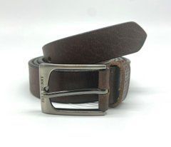 Коричневий шкіряний чоловічий ремінь Hill burry HB3044/30brown