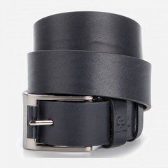Чоловічий шкіряний ремінь темно-синього кольору GRANDE PELLE 531107001