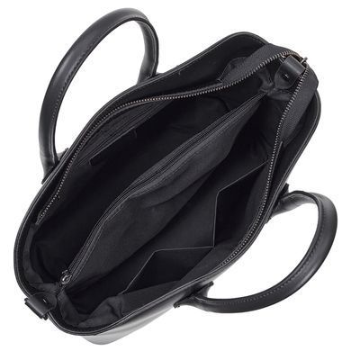 Кожаная женская сумка Virginia Conti VC01387black_m