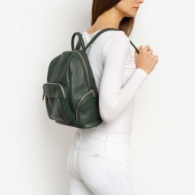 Шкіряний жіночий рюкзак VIRGINIA CONTI VC2238 Dark green