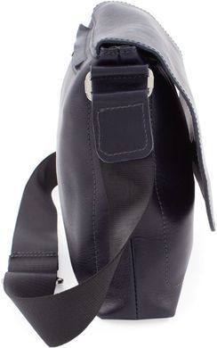 Стильна сумка середнього розміру Grande Pelle 754670 Navy Blue