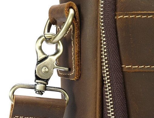 Коричневая функциональная мужская сумка Bexhill bx8368C