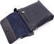 Стильна сумка середнього розміру Grande Pelle 754670 Navy Blue
