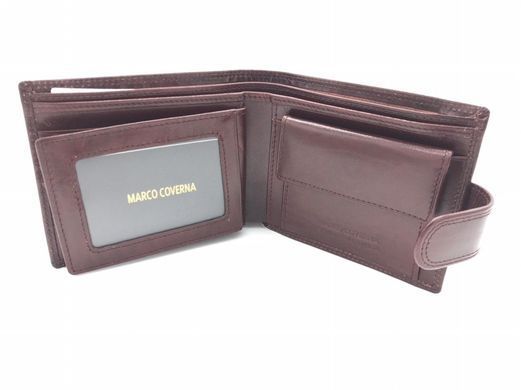 Коричневий шкіряний портмоне Marco Coverna BK003-802B