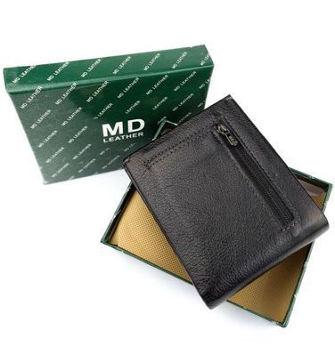 Чоловічий шкіряний гаманець з затиском для грошей MD Leather md23-555
