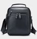 Чоловіча шкіряна сумка з ручкою чорного кольору Bexhill bx6014 Black