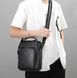 Чоловіча шкіряна сумка з ручкою чорного кольору Bexhill bx6014 Black