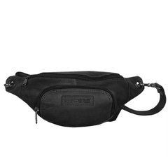 Поясна сумка із натуральної телячої шкіри Hill Burry HB3314 Black