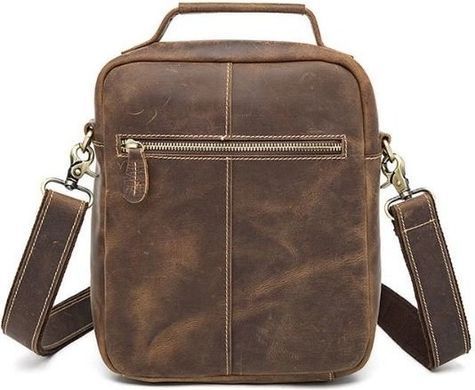 Чоловіча барсетка з вінтажної шкіри Bexhill bx3552 Coffe