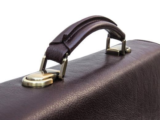 Крпичневый мужской кожаный портфель Newery N1104GC