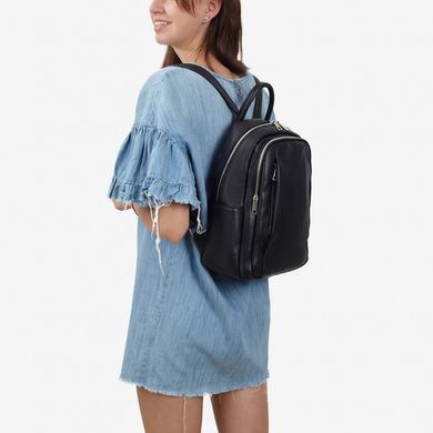 Жіночий рюкзак з натуральної шкіри Virginia Conti V02443 Black