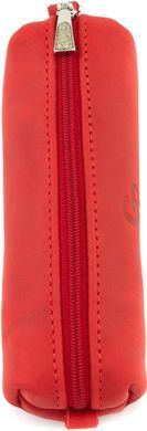 Красная ключница из матовой винтажной кожи Grande Pelle 40261012KR