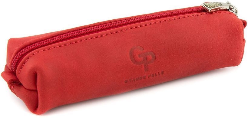 Красная ключница из матовой винтажной кожи Grande Pelle 40261012KR