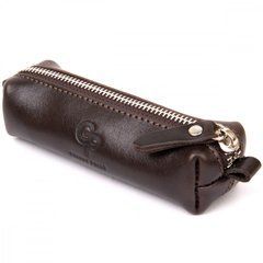 Коричневая ключница из гладкой кожи Grande Pelle 40262012