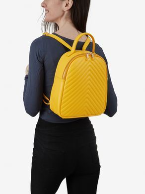 Желтый женский рюкзак из кожи Virginia Conti Vc03354 yellow
