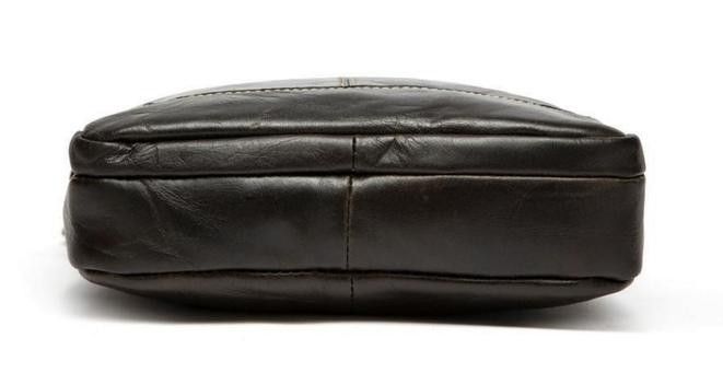 Чоловіча шкіряна сумка-месенджер Bexhill Bx207-1C коричнева
