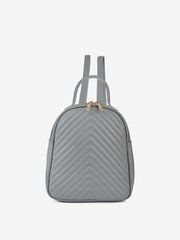 Сірий жіночий рюкзак зі шкіри Virginia Conti Vc03354 Grey
