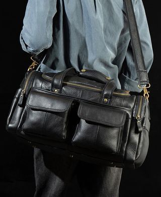 Спортивная дорожная сумка из натуральной кожи Bexhill Bx012A