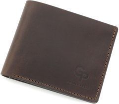 Темно-коричневе вінтажне чоловіче портмоне Grande Pelle 505120