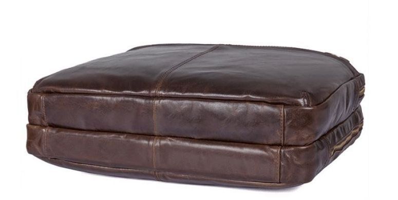 Шкіряна сумка для ноутбука на два відділення Bexhill Bx8902 Coffe