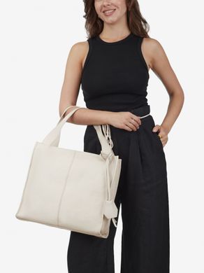Шкіряна бежева шкіряна сумка VIRGINIA CONTI VC01362 beige