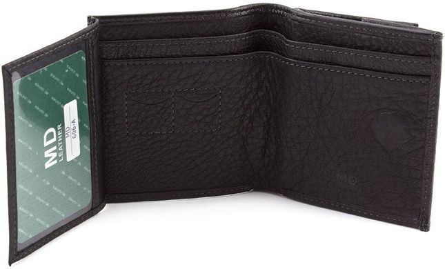 Маленький шкіряний гаманець на магнітній застібці MD Leather 606-a