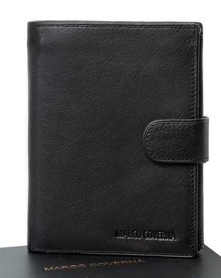 Шкіряний портмоне під паспорт нового зразка Marco Coverna BK010-807 black