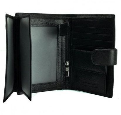 Шкіряний портмоне під паспорт нового зразка Marco Coverna BK010-807 black