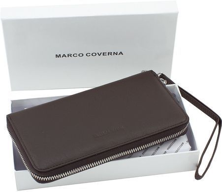 Коричневий шкіряний гаманець Marco Coverna mc7003-5